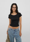 [B-BASIC] Punching Short-Sleeve Tee (2 Sizes)