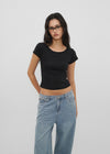 [B-BASIC] Punching Short-Sleeve Tee (2 Sizes)