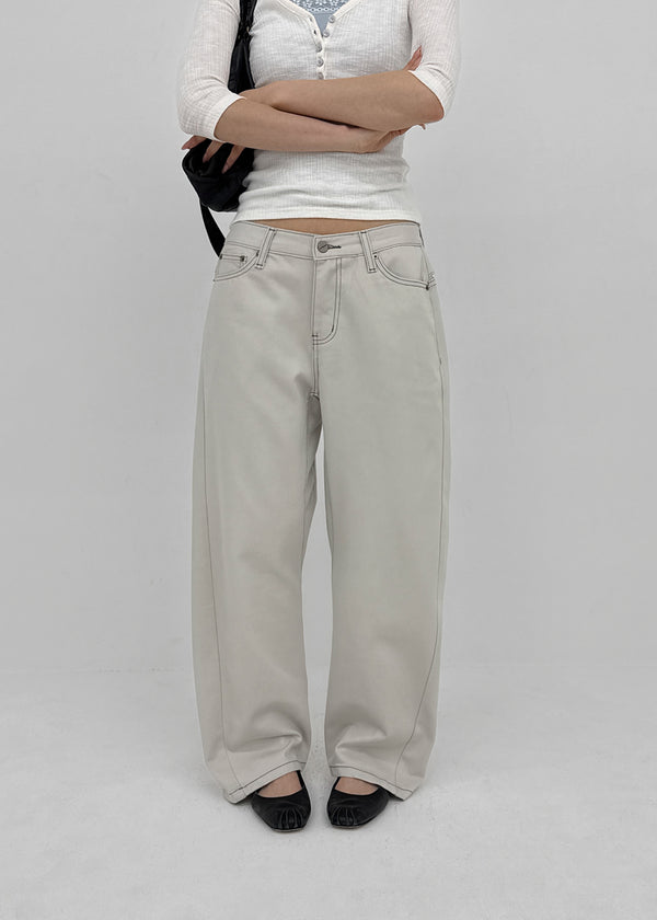 [MADE] Bromy Back-Strap Denim Pants