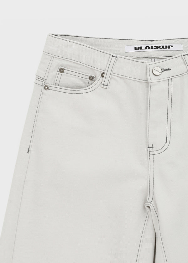 [MADE] Bromy Back-Strap Denim Pants