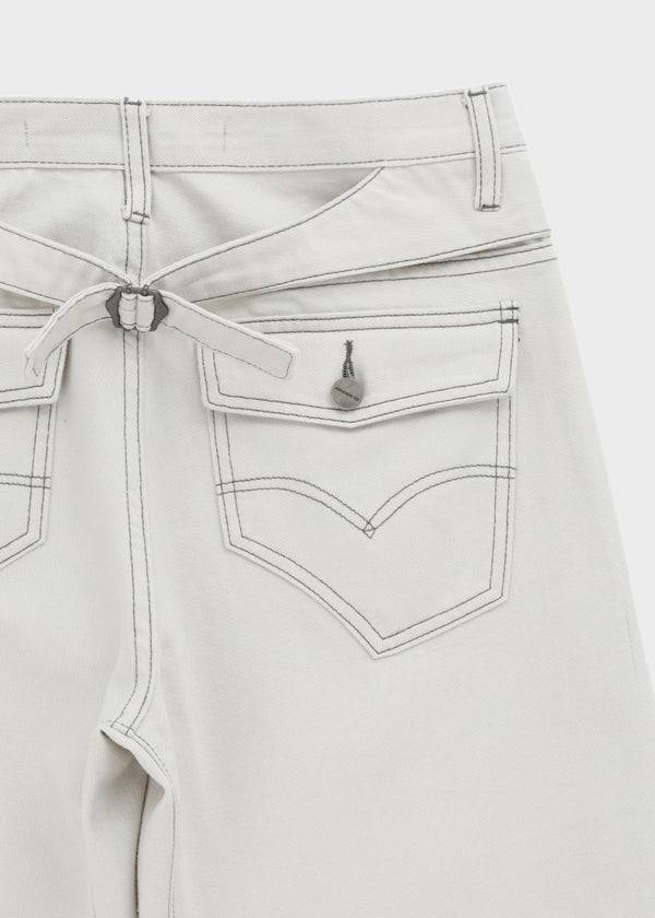 [MADE] Bromy Back-Strap Denim Pants