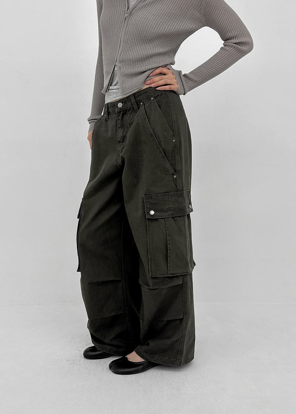 [MADE] Sencu Washed Cotton Cargo Pants