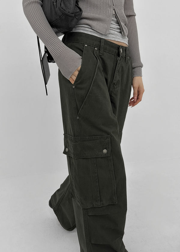 [MADE] Sencu Washed Cotton Cargo Pants