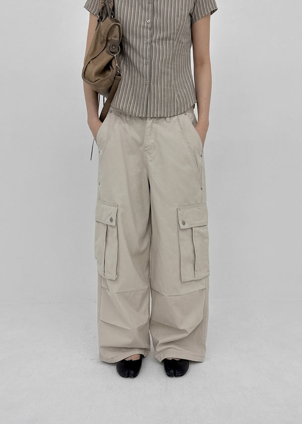 [MADE] Sencu Washed Cotton Cargo Pants