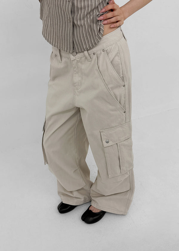 [MADE] Sencu Washed Cotton Cargo Pants