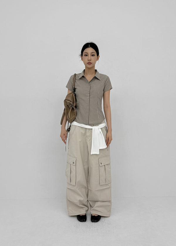 [MADE] Sencu Washed Cotton Cargo Pants