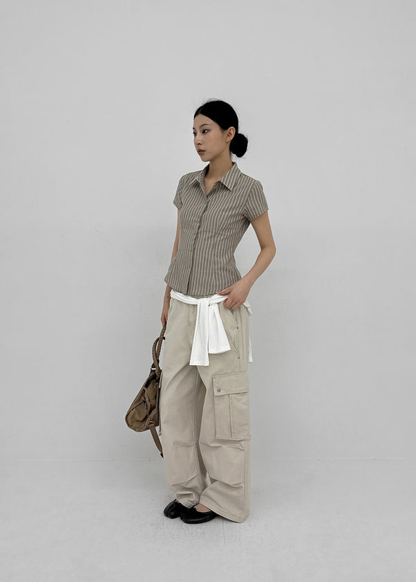 [MADE] Sencu Washed Cotton Cargo Pants