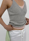 Decant Lace V-neck Sleeveless Knit