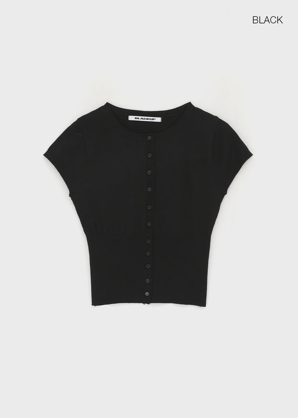 [MADE] Budri Short Sleeve Knit Cardigan