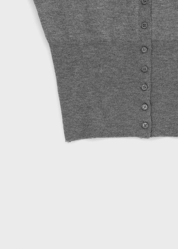 [MADE] Budri Short Sleeve Knit Cardigan