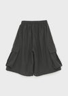 (UNISEX) Cupy Linen-like Cargo Bermuda Shorts