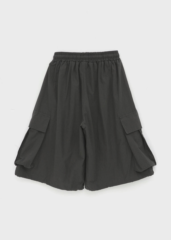(UNISEX) Cupy Linen-like Cargo Bermuda Shorts
