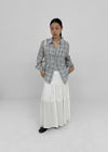 Cool Tee Summer Chiffon Tiered Long Skirt