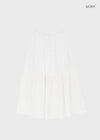 Cool Tee Summer Chiffon Tiered Long Skirt