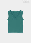 [B-BASIC] Tension Standard V-Neck Sleeveless Top (2 SIZE)