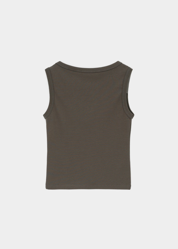 [B-BASIC] Tension Standard V-Neck Sleeveless Top (2 SIZE)