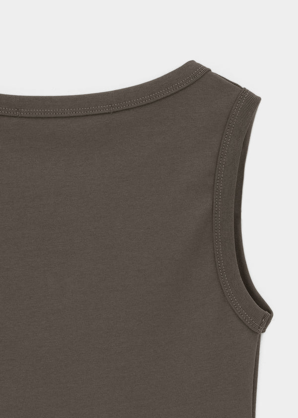 [B-BASIC] Tension Standard V-Neck Sleeveless Top (2 SIZE)