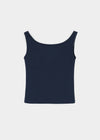 [B-BASIC] Tension Standard Square Henley Neck Sleeveless Top (2 SIZE)