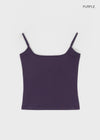 [B-BASIC] Tension Cotton Strap Basic Sleeveless Top (2 SIZE)