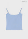 [B-BASIC] Tension Cotton Strap Basic Sleeveless Top (2 SIZE)