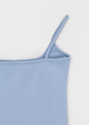 [B-BASIC] Tension Cotton Strap Basic Sleeveless Top (2 SIZE)