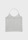 [B-BASIC] Tension Cotton Strap Halter Sleeveless Top (2 SIZE)