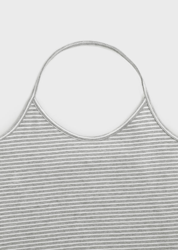 [B-BASIC] Tension Cotton Strap Halter Sleeveless Top (2 SIZE)