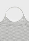 [B-BASIC] Tension Cotton Strap Halter Sleeveless Top (2 SIZE)