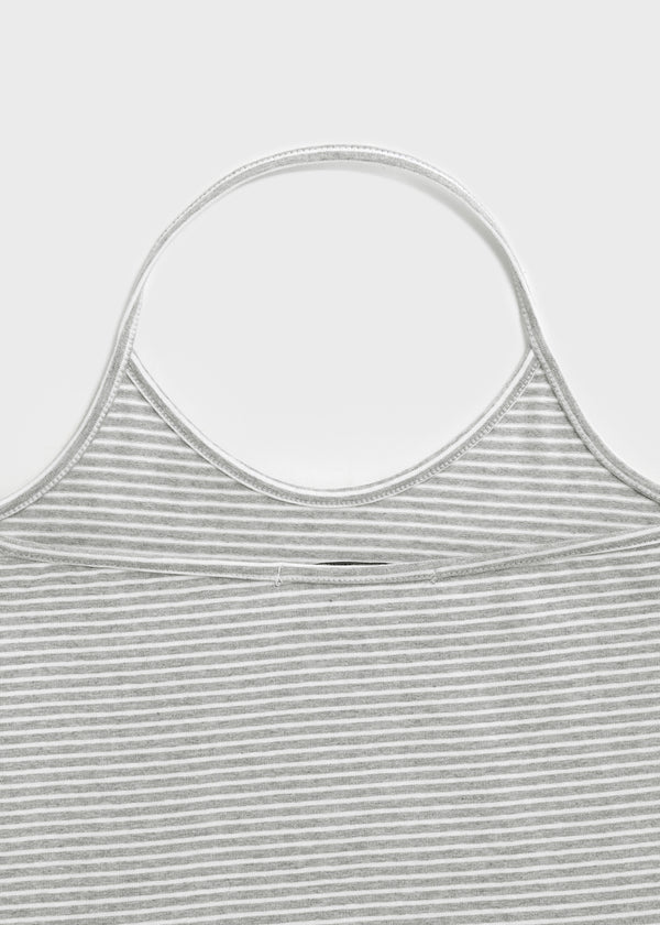 [B-BASIC] Tension Cotton Strap Halter Sleeveless Top (2 SIZE)