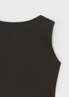 [B-BASIC] Tension Cotton Wide Square Neck Sleeveless Top (2 SIZE)