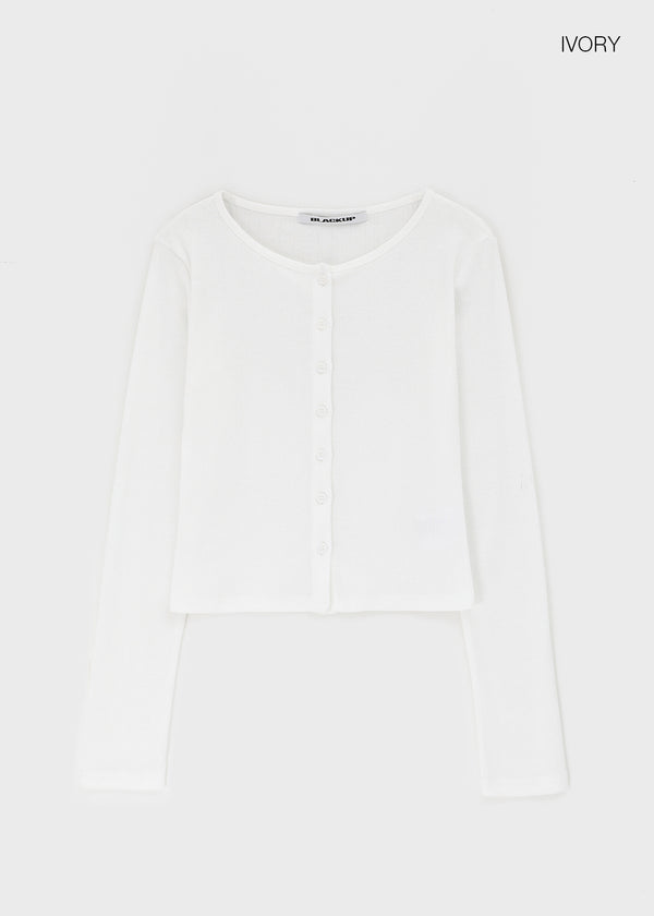 [B-BASIC] Punching Cardigan (2 Sizes)