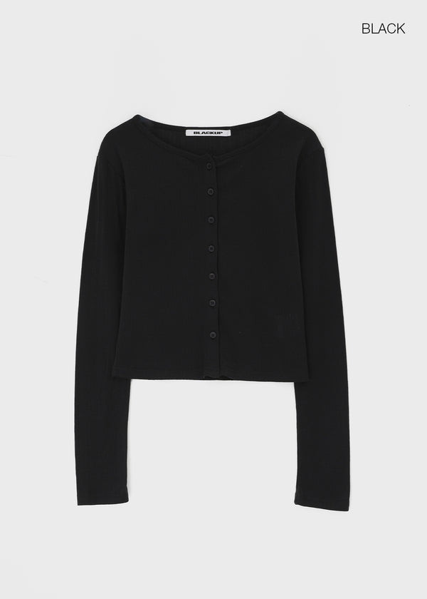 [B-BASIC] Punching Cardigan (2 Sizes)