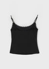 [B-BASIC] Punching Lace Sleeveless Top (Built-in Cap)