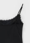 [B-BASIC] Punching Lace Sleeveless Top (Built-in Cap)