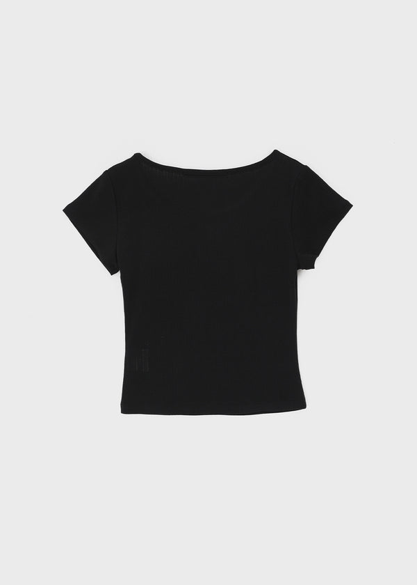 [B-BASIC] Punching Short-Sleeve Tee (2 Sizes)