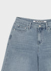 [B-DENIM] LIGHT WASHING WIDE JEANS 054