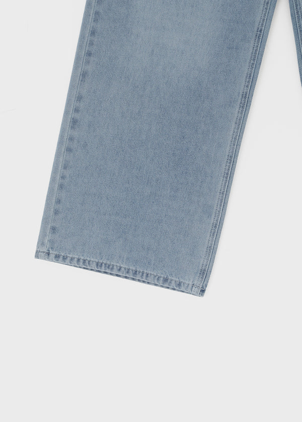 [B-DENIM] LIGHT WASHING WIDE JEANS 054