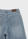 [B-DENIM] LIGHT WASHING WIDE JEANS 054