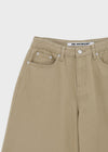 [B-DENIM] LOW WIDE COTTON PANTS 056