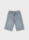 [B-DENIM] SUMMER WASHED BERMUDA JEANS 055