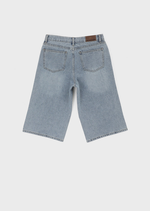 [B-DENIM] SUMMER WASHED BERMUDA JEANS 055