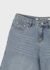 [B-DENIM] SUMMER WASHED BERMUDA JEANS 055