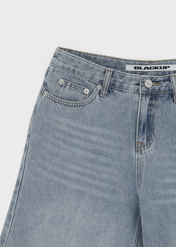 [B-DENIM] SUMMER WASHED BERMUDA JEANS 055