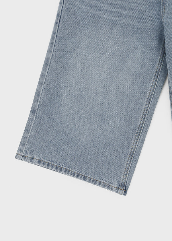 [B-DENIM] SUMMER WASHED BERMUDA JEANS 055