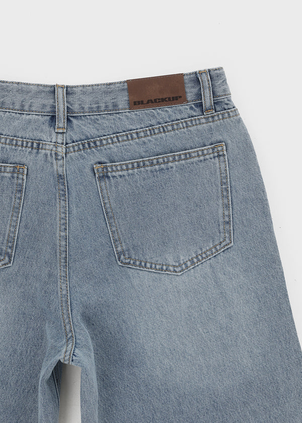 [B-DENIM] SUMMER WASHED BERMUDA JEANS 055
