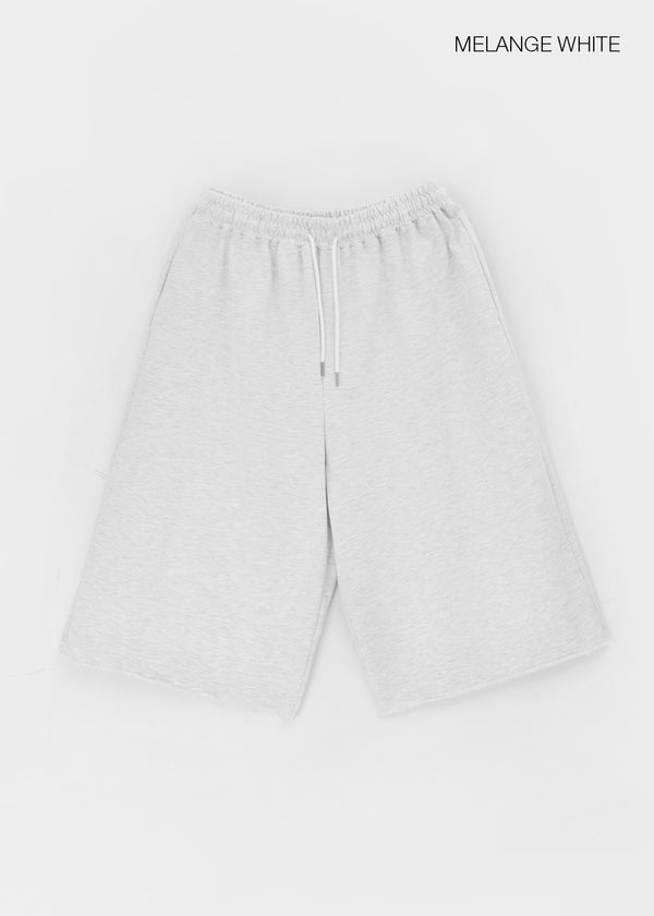 [B-BASIC] Mid-Sweat Cut-Out Bermuda Pants