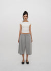 [B-BASIC] Mid-Sweat Cut-Out Bermuda Pants
