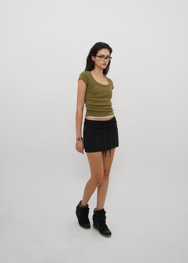 [B-BASIC] AirSweat Mini Skirt-Pants (2SIZE)