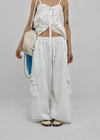 Berenk Zipper Cargo String Pants