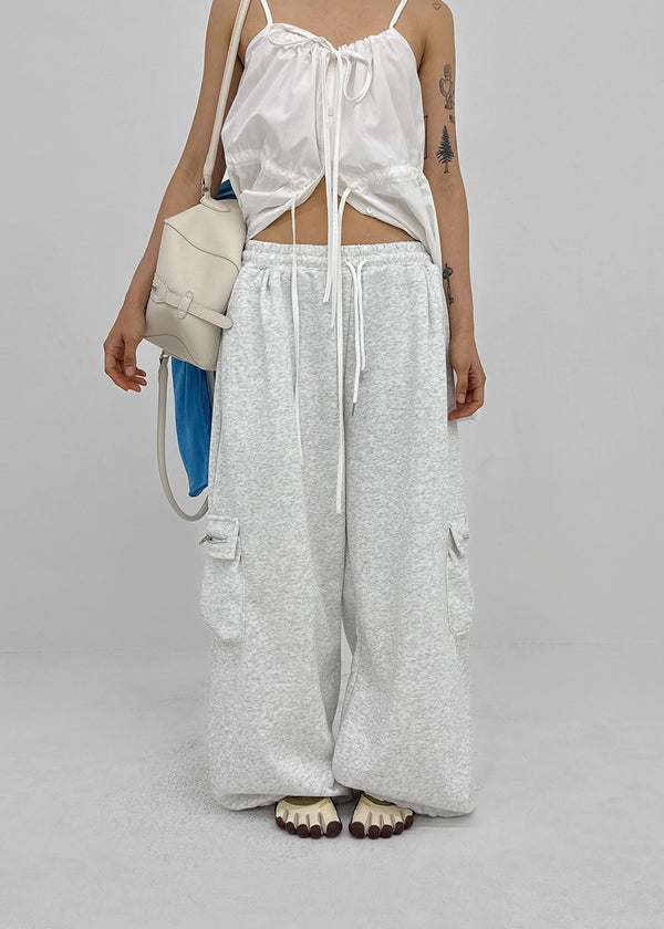 Berenk Zipper Cargo String Pants